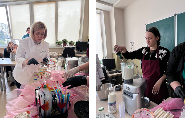 Профорієнтаційний майстер-клас із приготування молочних коктейлів у Ліцеї ім. Василя Симоненка Профорієнтаційний майстер-клас із приготування молочних коктейлів у Ліцеї ім. Василя Симоненка